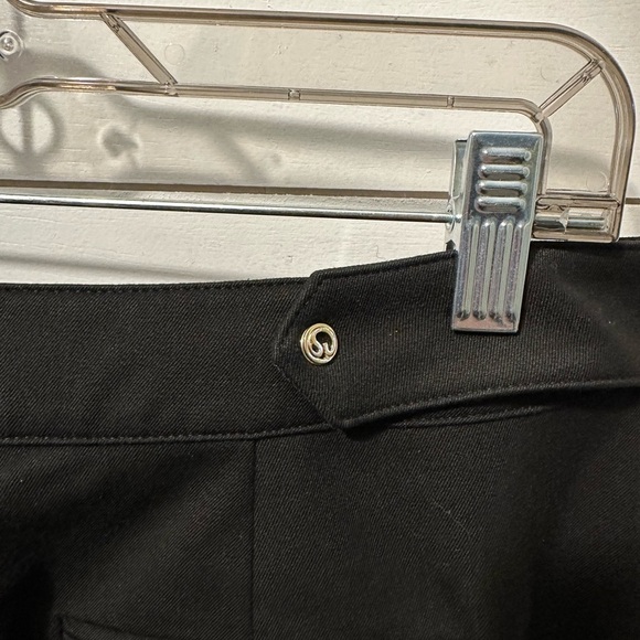 ST John Sport black high rise zip pocket ankle slit designer classiccore pant 10 - Picture 13 of 15